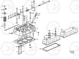 40642 Cylinder head EW230B SER NO 1736-, Volvo Construction Equipment