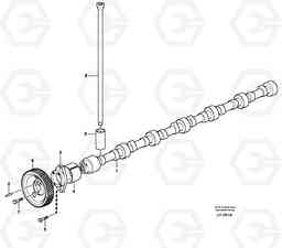 53673 Camshaft EW230B SER NO 1736-, Volvo Construction Equipment