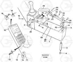 29752 Side panel, Rh EW230B SER NO 1736-, Volvo Construction Equipment