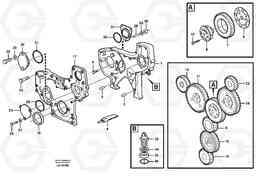 19827 Timing gear casing EW230B SER NO 1736-, Volvo Construction Equipment