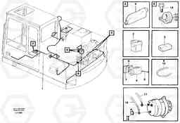 54066 Cable harness, upper section EW230B SER NO 1736-, Volvo Construction Equipment