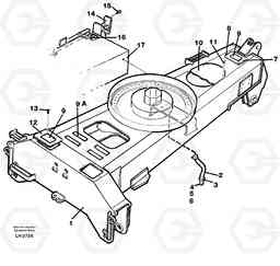 86137 Undercarriage EW230B SER NO 1736-, Volvo Construction Equipment