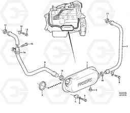 39143 Oil cooler EW230B SER NO 1736-, Volvo Construction Equipment