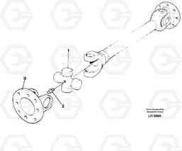 95345 Power shafts EW230B SER NO 1736-, Volvo Construction Equipment