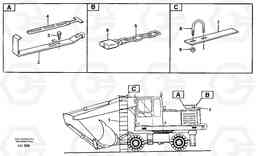37049 Ladder EW230B SER NO 1736-, Volvo Construction Equipment