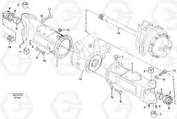 29735 Axle beam EW230B SER NO 1736-, Volvo Construction Equipment