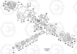 21058 Differential. Rear EW230B SER NO 1736-, Volvo Construction Equipment