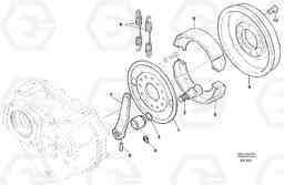 105704 Universaljoint brake EW230B SER NO 1736-, Volvo Construction Equipment