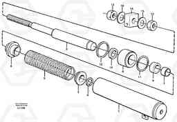 39252 Spring cylinder EW230B SER NO 1736-, Volvo Construction Equipment