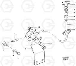 41792 Stop control EW230B SER NO 1736-, Volvo Construction Equipment