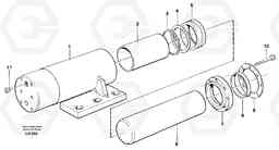 39830 Axle locking cylinder EW230B SER NO 1736-, Volvo Construction Equipment