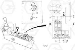 105456 Engine control panel EW230B SER NO 1736-, Volvo Construction Equipment