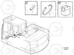 19849 Electric installation for hydraulic hammer EW230B SER NO 1736-, Volvo Construction Equipment