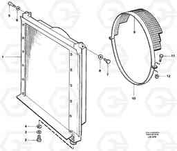 41785 Radiator with fitting parts EW230B SER NO 1736-, Volvo Construction Equipment