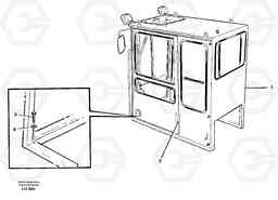 39832 Operator's cab EW230B SER NO 1736-, Volvo Construction Equipment