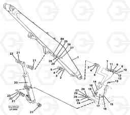 39676 Materials handling equipmboom 6.0m, 6.75m. EW230B SER NO 1736-, Volvo Construction Equipment