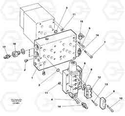 45092 Control block EW230B SER NO 1736-, Volvo Construction Equipment