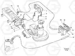 52878 Hammer hydraulics on base machine, 2 pumps EW230B SER NO 1736-, Volvo Construction Equipment