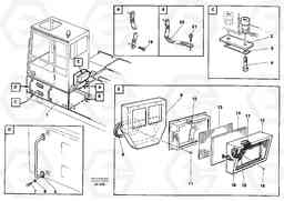 39833 Cab elevation on superstructure, 600 mm EW230B SER NO 1736-, Volvo Construction Equipment