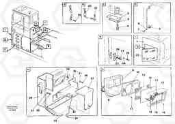 39836 Cab elevation on superstructure, 1220 mm EW230B SER NO 1736-, Volvo Construction Equipment