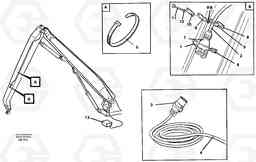 37245 Magnet equipment Ohio, electric installation on handling boom and arm EW230B SER NO 1736-, Volvo Construction Equipment