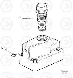 30313 Pressure limiting valve EW230B SER NO 1736-, Volvo Construction Equipment