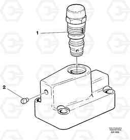 30311 Pressure limiting valve EW230B SER NO 1736-, Volvo Construction Equipment