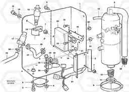 91260 Heater, diesel EW230B SER NO 1736-, Volvo Construction Equipment