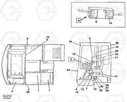 9593 Sign plates and transfer,inner location EW230B SER NO 1736-, Volvo Construction Equipment