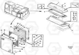29506 Cooler protection EW230B SER NO 1736-, Volvo Construction Equipment