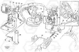 98201 Magnet equipment Almhult Hydraulic installation, 9 Kw alternator EW230B SER NO 1736-, Volvo Construction Equipment