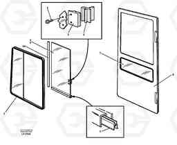 30458 Sliding window EW230B SER NO 1736-, Volvo Construction Equipment