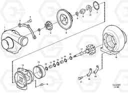 19838 Turbo charger EW230B SER NO 1736-, Volvo Construction Equipment
