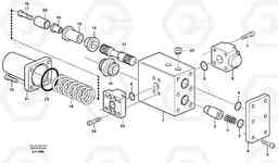 106476 Hose rupture valve, dipper arm cylinder EW230B SER NO 1736-, Volvo Construction Equipment