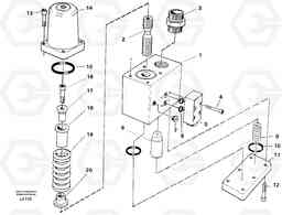 102630 Overcenter valve EC230B SER NO 5252-, Volvo Construction Equipment