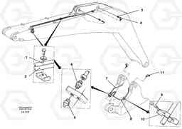 49756 Backhoe lubricating 5.20m EC230B SER NO 5252-, Volvo Construction Equipment
