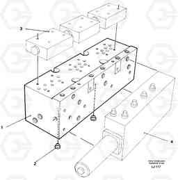 29610 Mounting plate EC230B SER NO 5252-, Volvo Construction Equipment