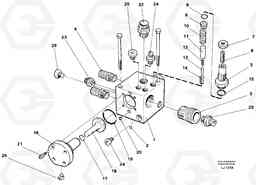 1364 Shunt valve EC230B SER NO 5252-, Volvo Construction Equipment