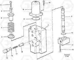 106303 Four-way valves Primary EC230B SER NO 5252-, Volvo Construction Equipment