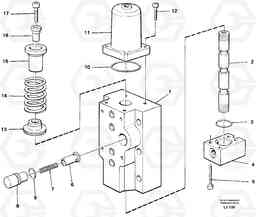 105339 Four-way valve Primary EC230B SER NO 5252-, Volvo Construction Equipment