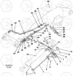 1358 Face shovel equipment, dipper arm EC230B SER NO 5252-, Volvo Construction Equipment