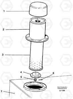 30796 Air filter retainer EC230B SER NO 5252-, Volvo Construction Equipment