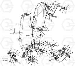 49742 Backhoe dipper arm 3.30m EC230B SER NO 5252-, Volvo Construction Equipment
