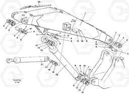 3018 Front shovel equipment Boom EC230B SER NO 5252-, Volvo Construction Equipment