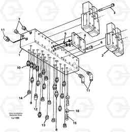 1912 Control valve block EC230B SER NO 5252-, Volvo Construction Equipment