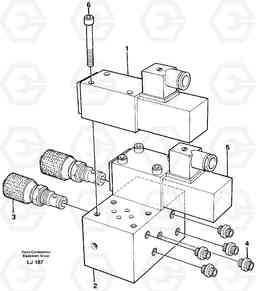 1914 Control block for end position damp EC230B SER NO 5252-, Volvo Construction Equipment