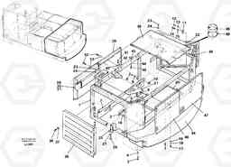 39487 Engine cover, Rear EC230B SER NO 5252-, Volvo Construction Equipment