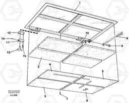 39488 Hutch over engine EC230B SER NO 5252-, Volvo Construction Equipment