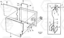 39489 Door Rh, rear EC230B SER NO 5252-, Volvo Construction Equipment