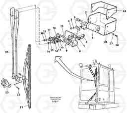 11870 Windscreen wiper, upper EC230B SER NO 5252-, Volvo Construction Equipment